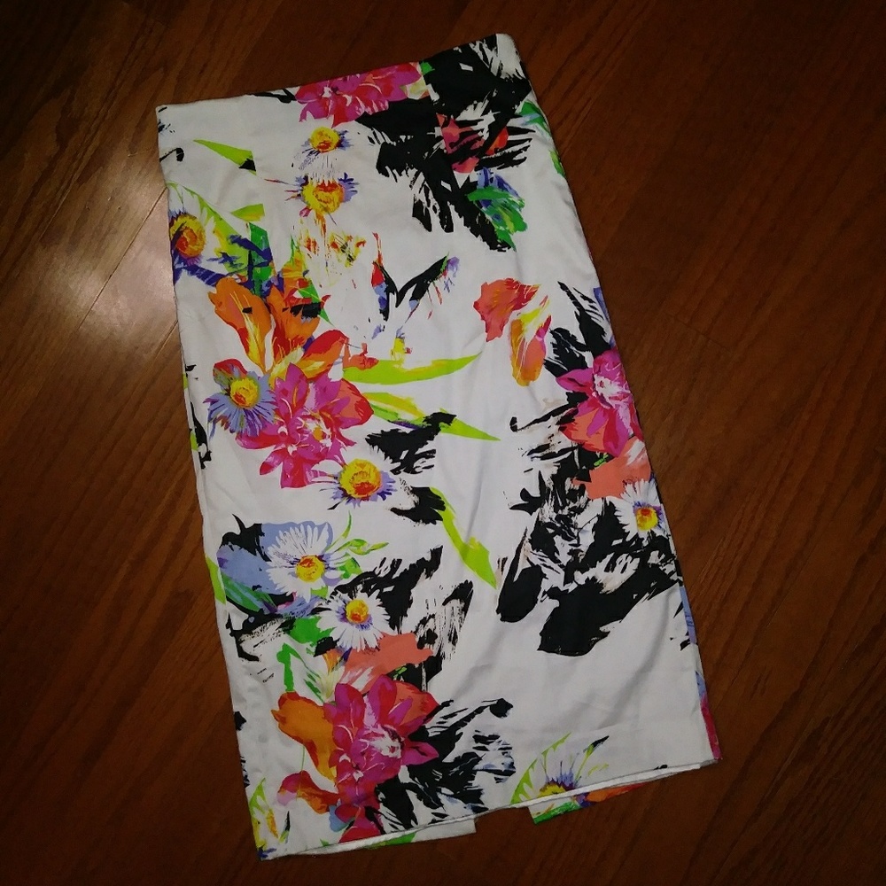 Floral Pencil Skirt